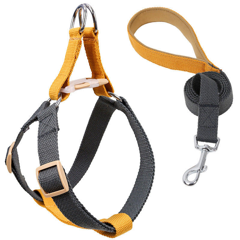 Discover the Ultimate Comfort with the Drawstring Leash Vest-style Dog Leash!